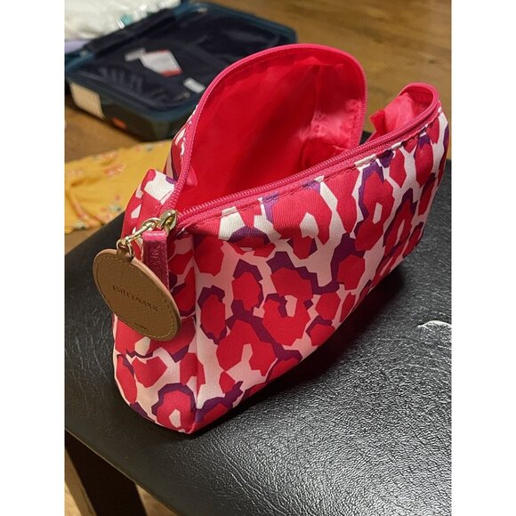 Estee Lauder Pink Cheetah Print Cosmetic Bag - - Picture 1 of 7